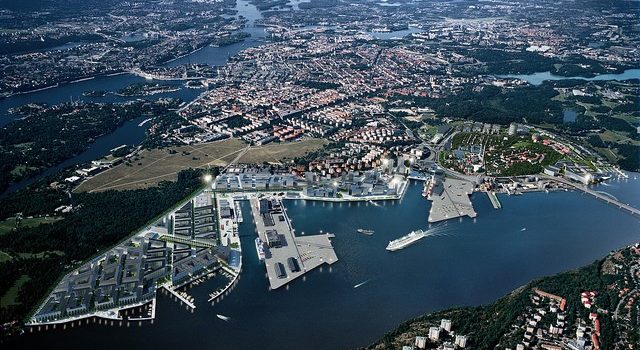 Stockholm Royal Seaport A rendering of the vision for the Stockholm Royal Seaport in 2030.